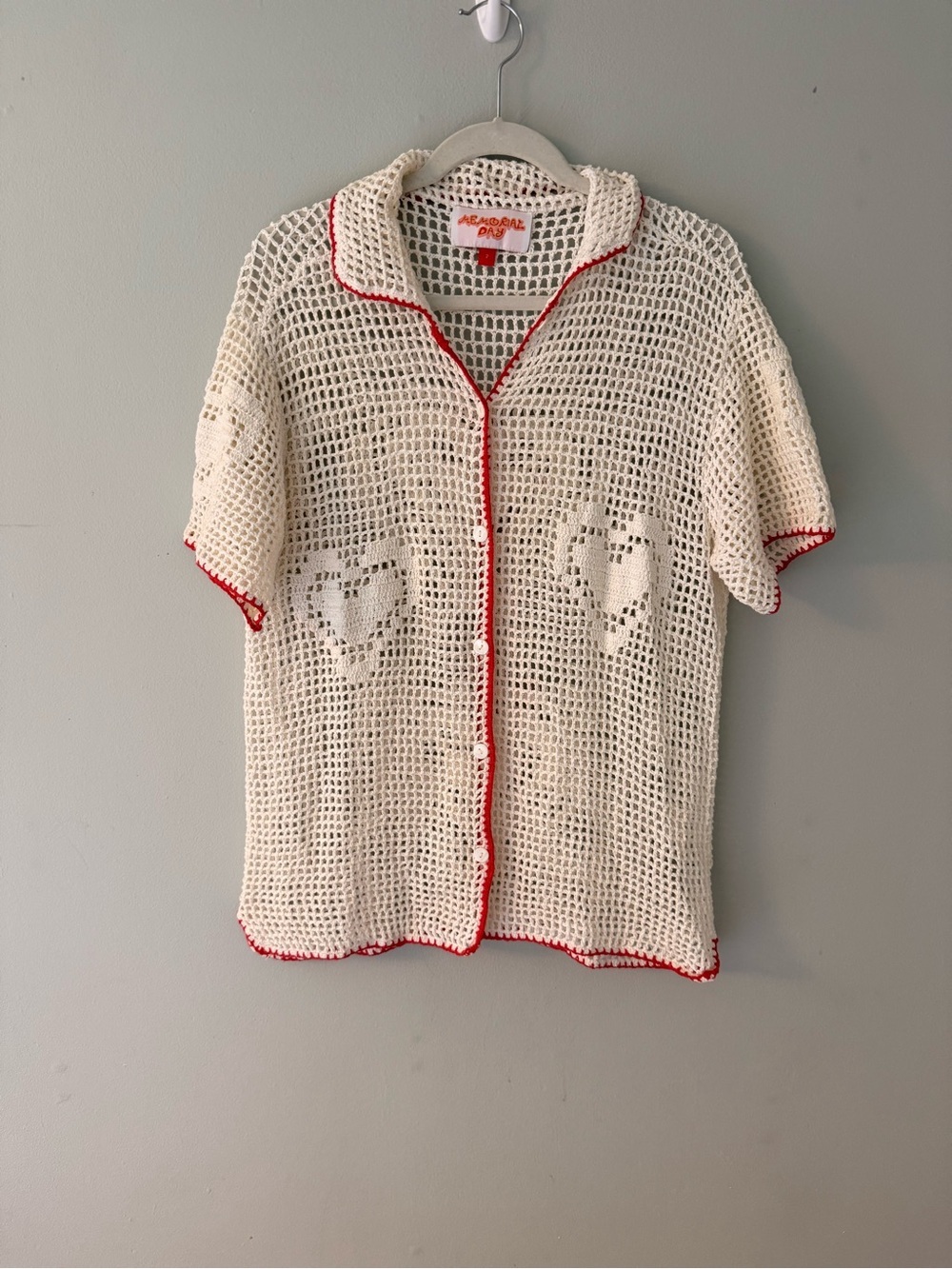 RARE “Memorial Day” Crochet Top - Picture 2 of 3